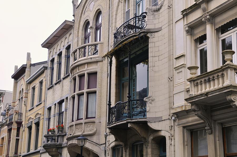 Jugendstil architecture Antwerp Photograph by Sjo