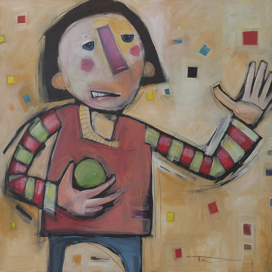Juggler With One Ball Painting by Tim Nyberg