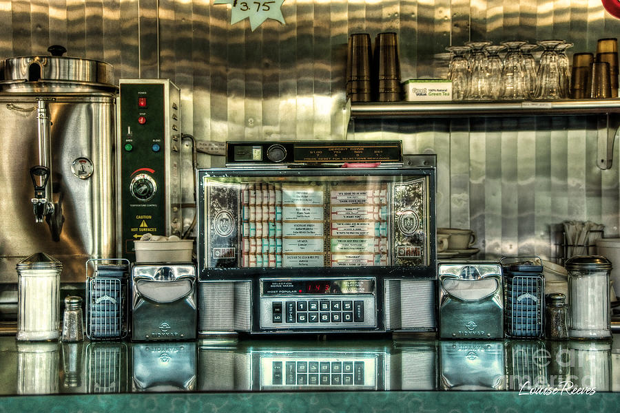 Jukebox and Chrome Photograph by Louise Reeves