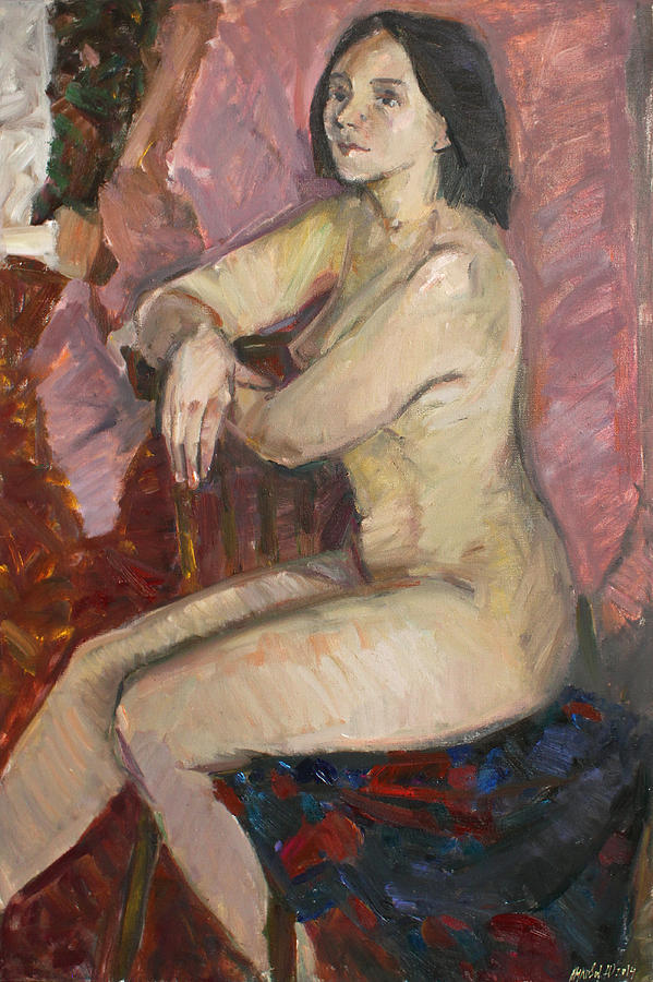 Julia Painting by Juliya Zhukova