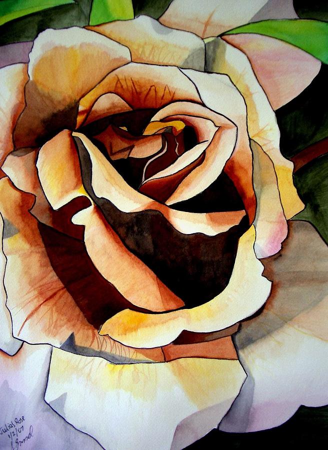 Rose Painting - Julias Rose by Sacha Grossel Rose Painting - Julias Rose by Sacha Grossel