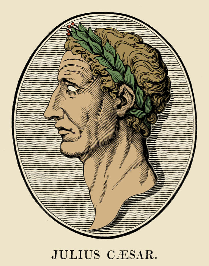 Julius Caesar, Roman General Photograph by British Library