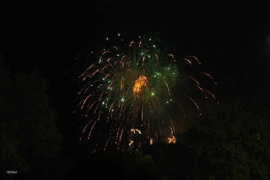 July 4th Fireworks Sugden Regional Park 6 Photograph by Ronald Reid