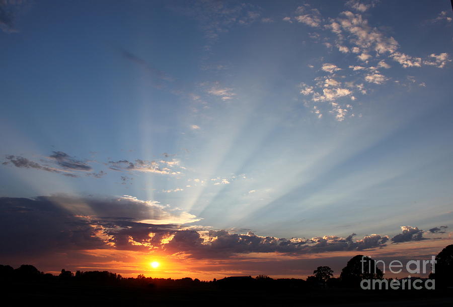 Sunset Photograph - July Sky Show by Erica Hanel