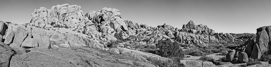 Joshua Tree National Park Photograph - Jumbo Rocks BW by Kelley King