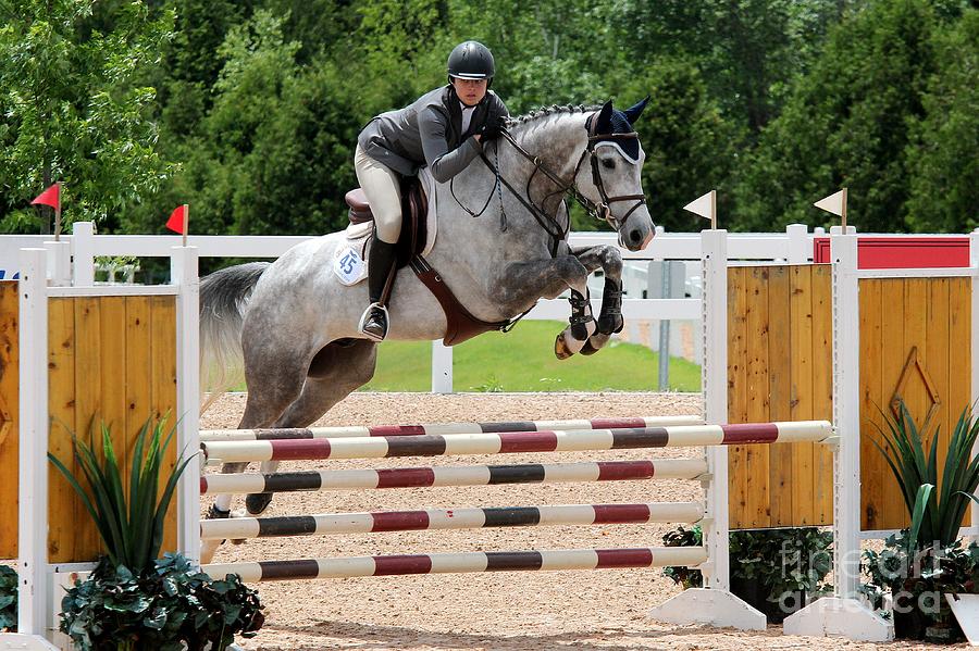 Jumper102 Photograph by Janice Byer