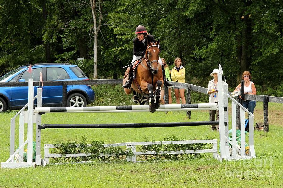 Jumping Eventer Photograph by Janice Byer