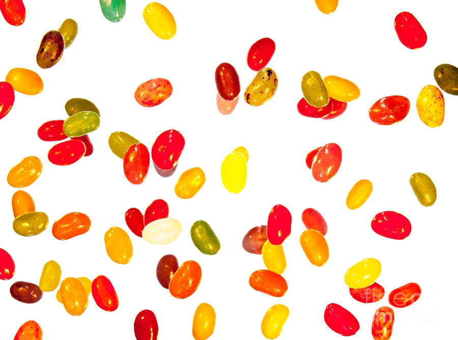 Jumping Jelly Beans Photograph by David Hanlon - Fine Art America