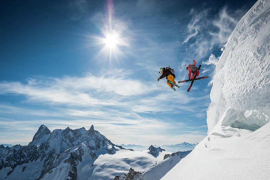 Winter Photograph - Jumping Legends by Tristan Shu