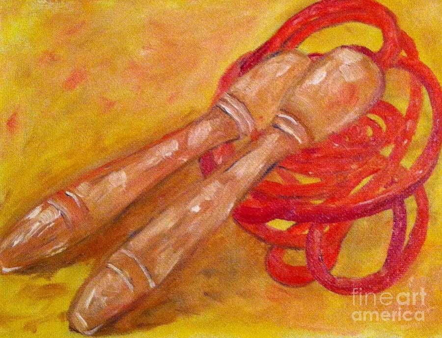 Impressionism Painting - Jumping Rope  by B Russo