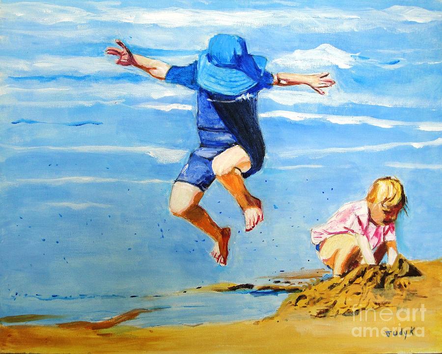 Jumpn Jack and Jill Painting by Judy Kay