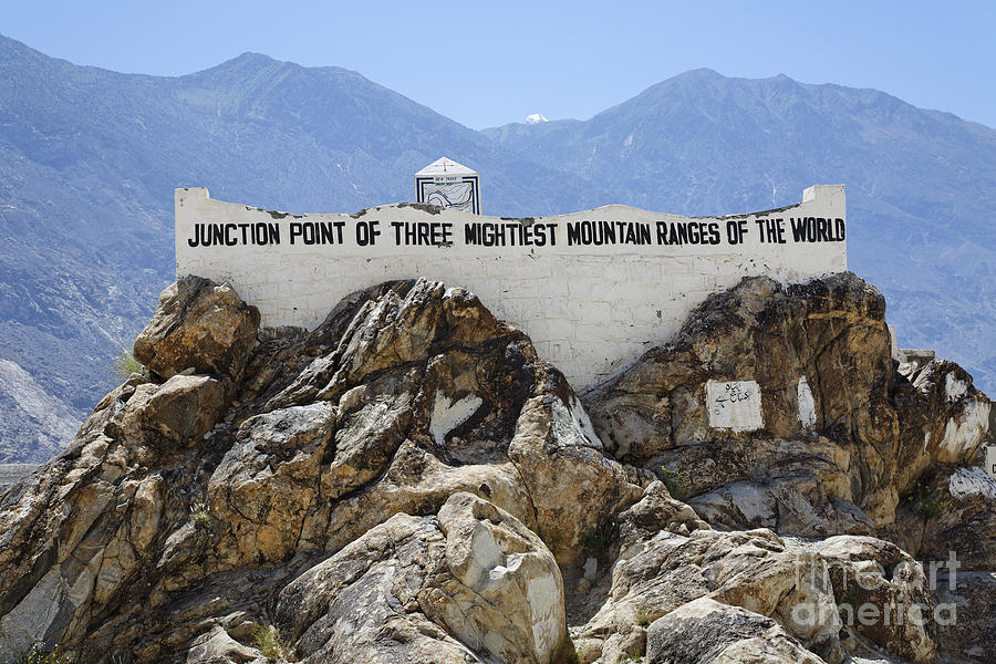Pakistan Photograph - Junction of the three great mountain ranges of the Karakorum Himalaya and Hindu Kush in Pakistan by Robert Preston