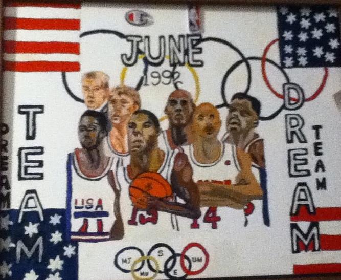 Basketball Painting - June 1992 by Mj  Museum