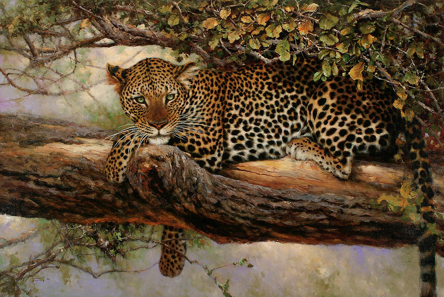 Jungle Painting by Cute Pet Canvas | Fine Art America