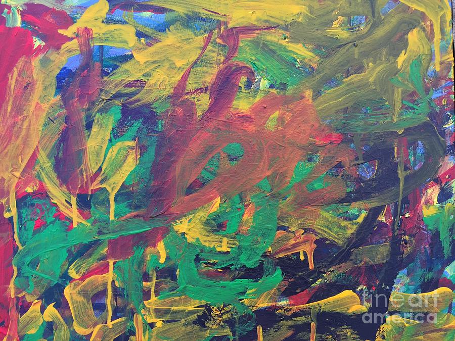 Abstract Painting - Jungle by Donald J Ryker III