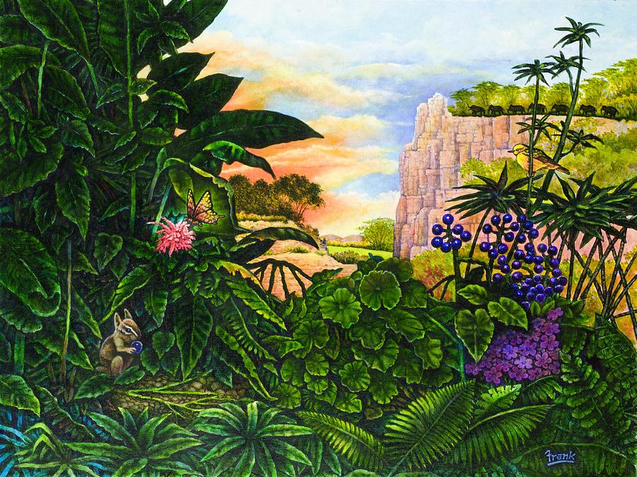 Jungle Harmony II Painting by Michael Frank