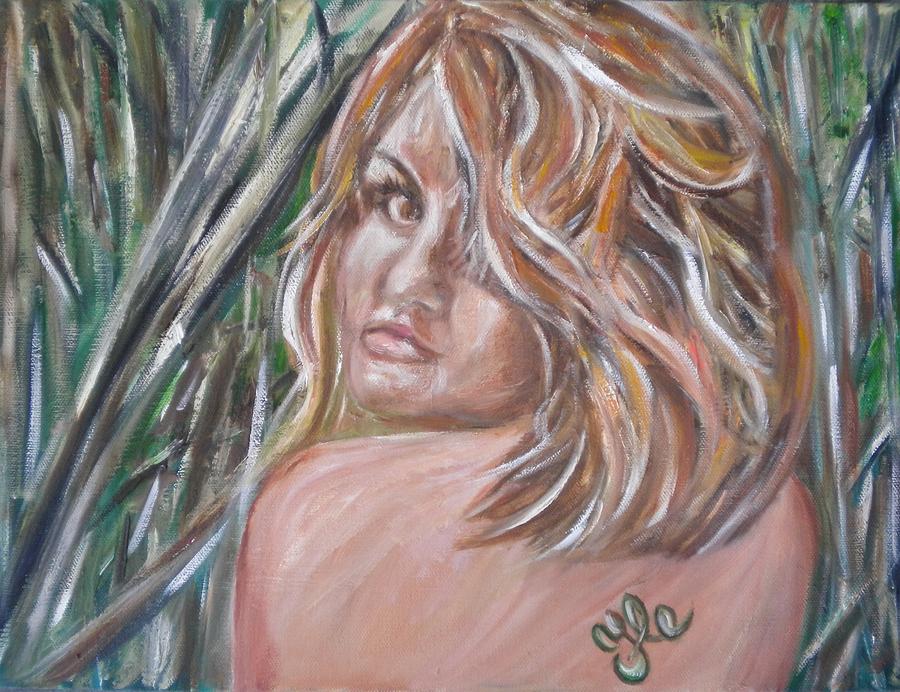 Jungle Nymph Painting by Yesi Casanova