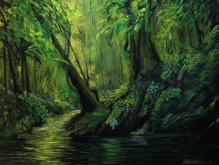 Jungle Story Painting by Eugene Budden Fine Art America