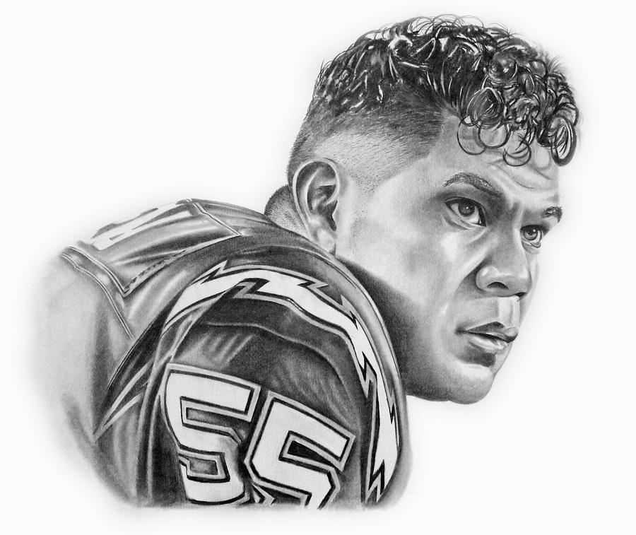 Junior Seau Art for Sale - Fine Art America