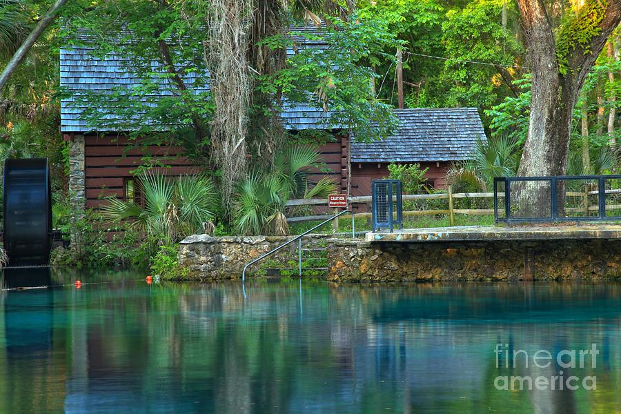 Juniper Springs Mill House Reflections Photograph by Adam Jewell
