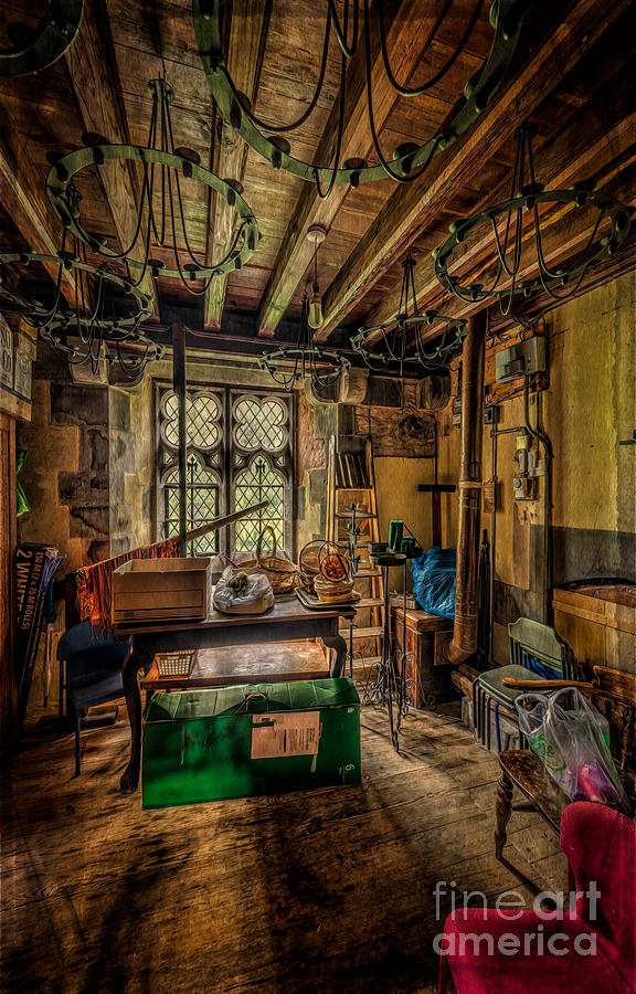 Architecture Photograph - Junk Room by Adrian Evans