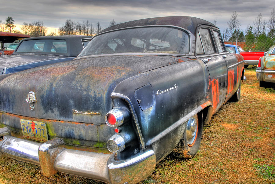 Junked Dodge Coronet Photograph by Willie Harper