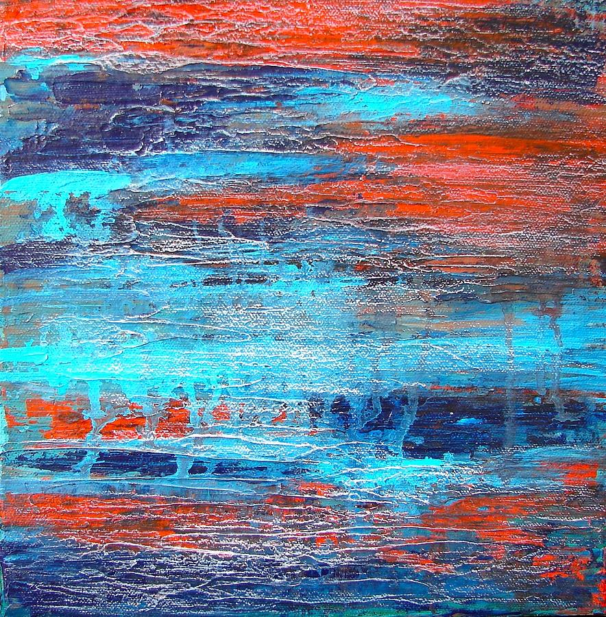 Abstract Painting - Junkyard Madness by Shirley Shepherd