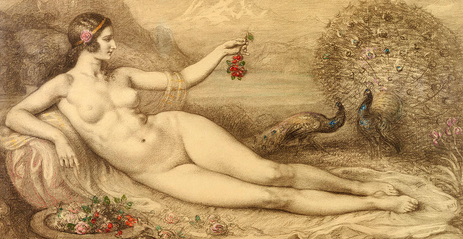 Nude Drawing - Juno by Armand Point