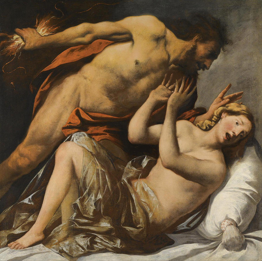 Jupiter and Semele Painting by Pietro della Vecchia