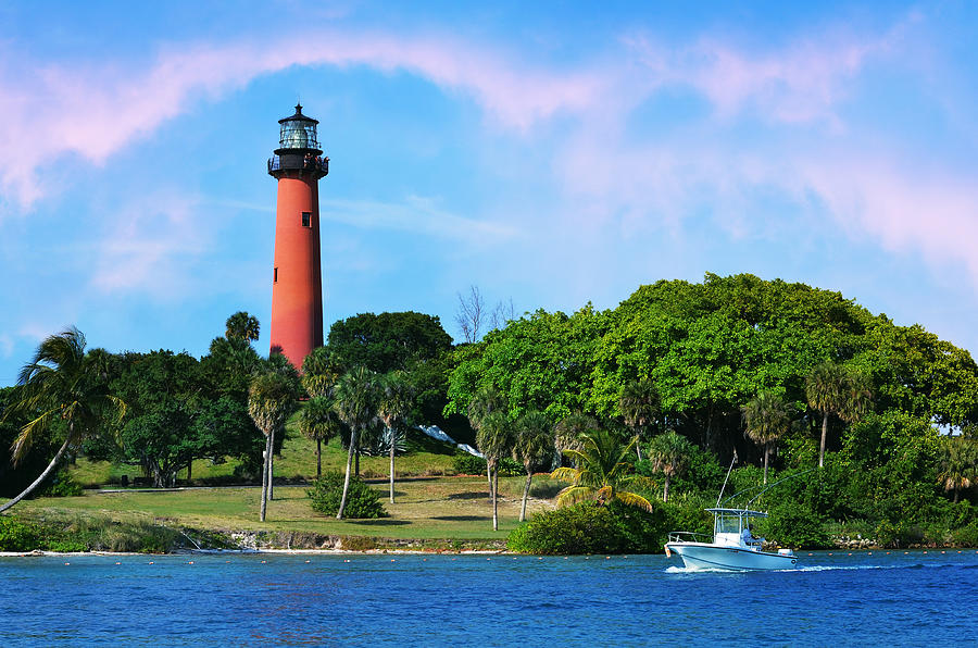 Jupiter Lighthouse Photograph - Jupiter Lighthouse by Laura Fasulo Jupiter Lighthouse Photograph - Jupiter Lighthouse by Laura Fasulo