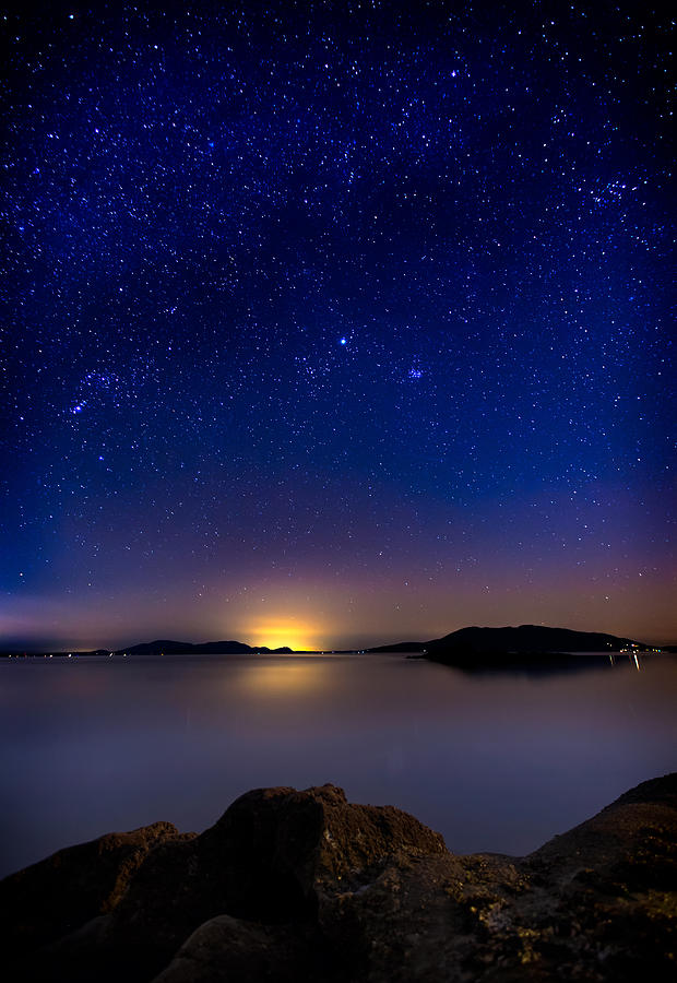 Landscape Photograph - Jupiter over Wildcat Cove by Alexis Birkill