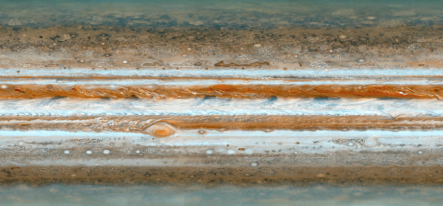 Jupiters Atmosphere Photograph by Nasa/jpl/space Science Institute/science Photo Library