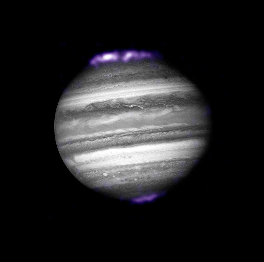 Jupiters Aurorae Photograph by Nasa/esa/cxc/stsci/science Photo Library