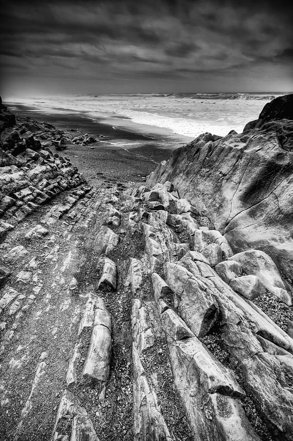 Jurassic Beach Photograph by Bryan Bzdula