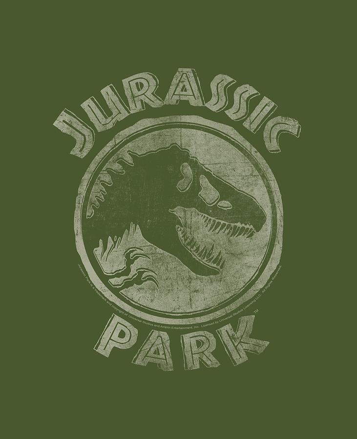 Jurassic Park Digital Art - Jurassic Park - Jp Stamp by Brand A