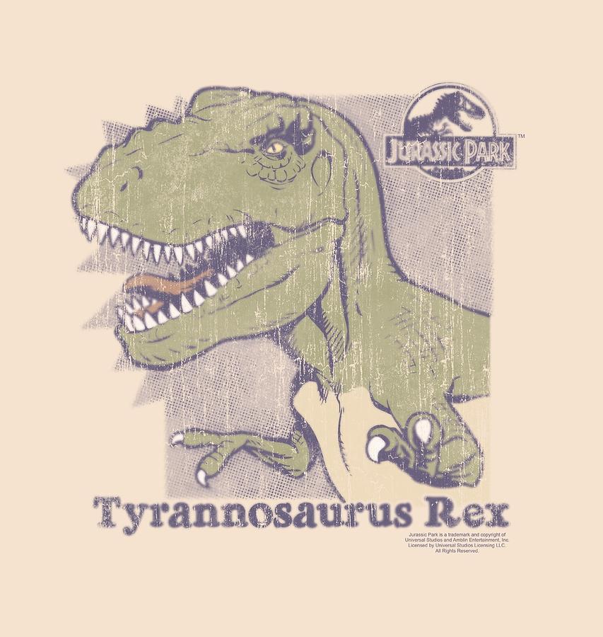 Jurassic Park Digital Art - Jurassic Park - Retro Rex by Brand A