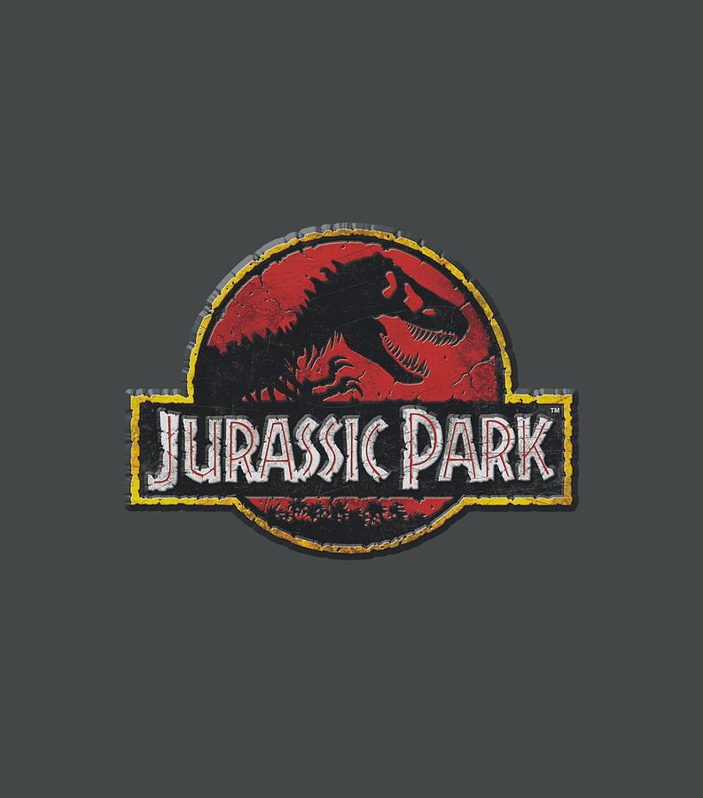 Jurassic Park Digital Art - Jurassic Park - Stone Logo by Brand A