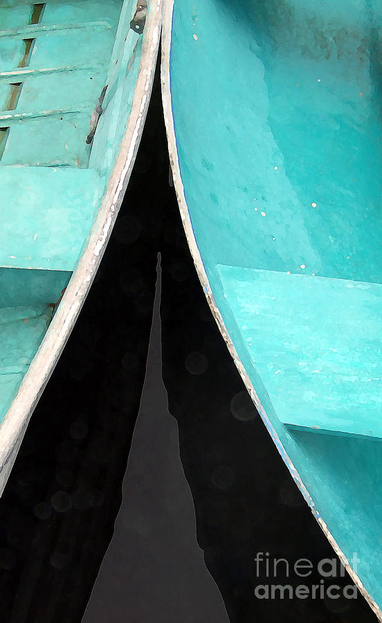Boat Photograph - Just a couple of dingys by Edward Fielding