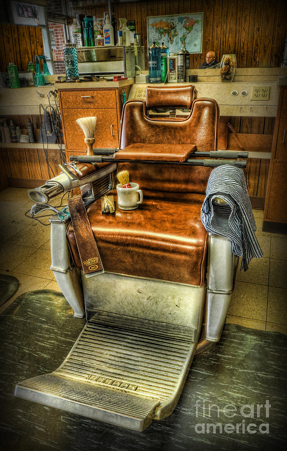 Just a Little off the Top II - Barber Shop Photograph by Lee Dos Santos