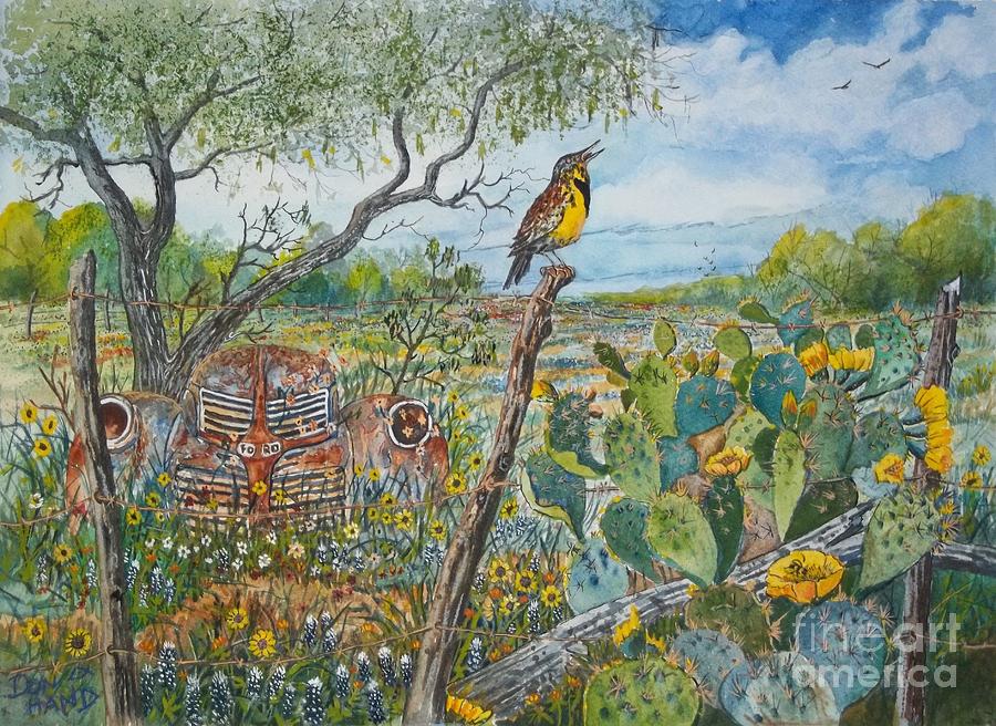 Wildlife Painting - Spring Time by Don n Leonora Hand