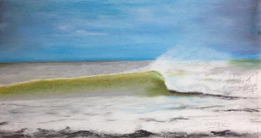 Just a Wave Painting by Stan Tenney
