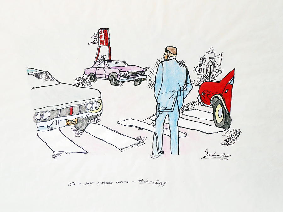 Wall Street Painting - Just Another Loser by Dietmar Scherf Wall Street Painting - Just Another Loser by Dietmar Scherf
