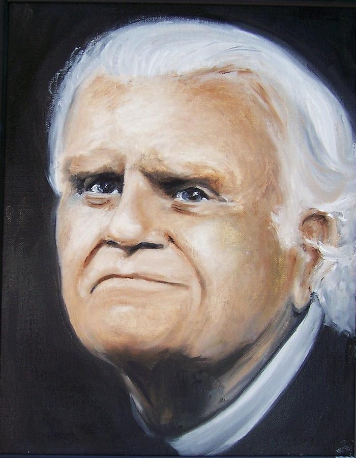Billy Graham Painting - Just as I am by Martha Suhocke