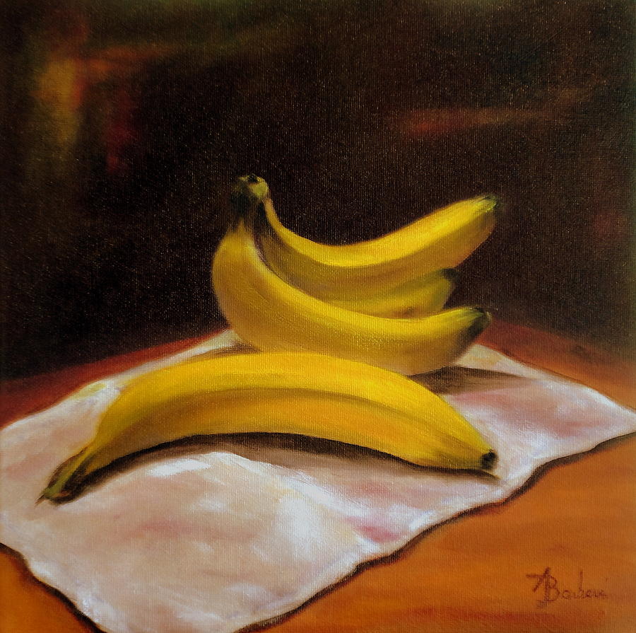 Banana Painting - Just Bananas by Anne Barberi