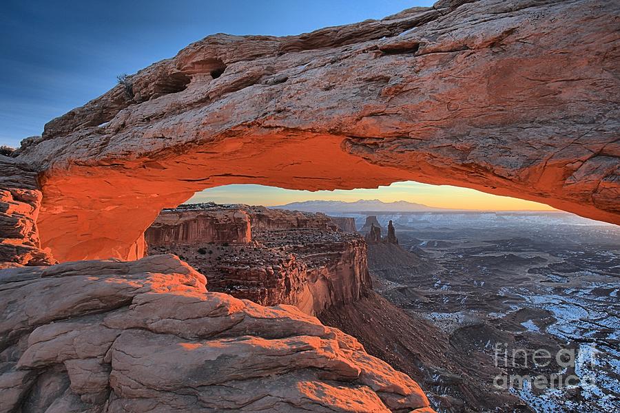 Just Before Sunrise At Canyonlands Photograph by Adam Jewell