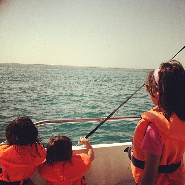 Just Before We Saw Dolphins! Bahraini Photograph by Kamoushka Wright