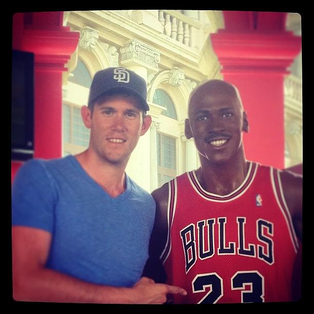 Chicago Photograph - Just Bumped In To #michaeljordan #23 by James Brewins