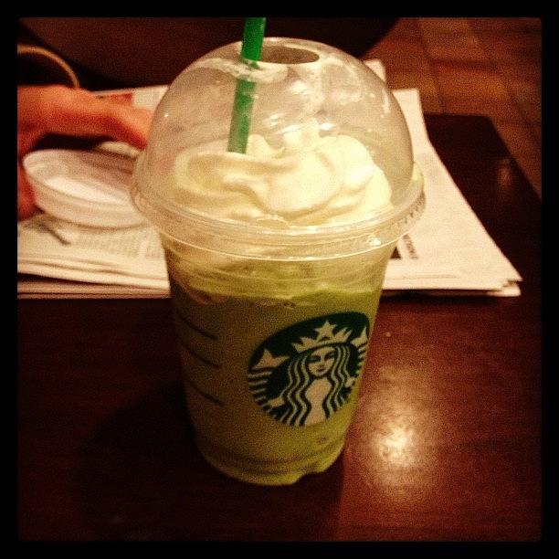 Just Discovered Green Tea Frappuccino! Photograph by Colleen Callais