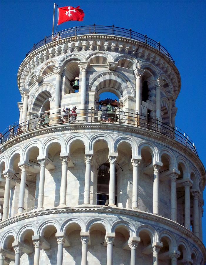 Just  the Top. Pisa  Photograph by Caroline Stella