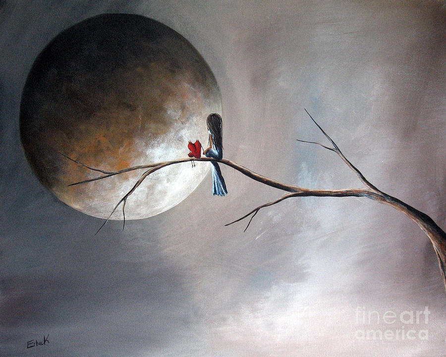 Just You And Me by Shawna Erback Painting by Moonlight Art Parlour